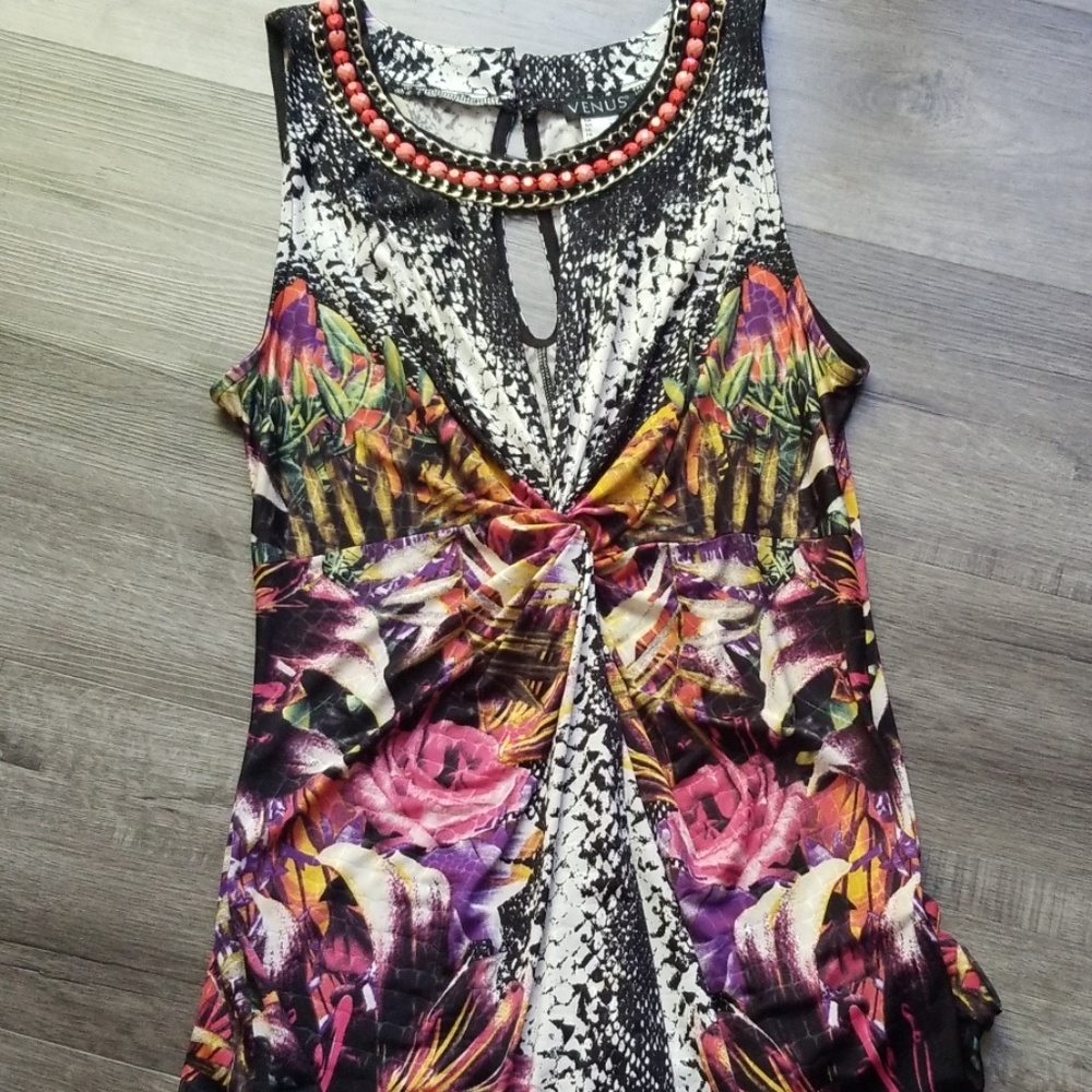 Venus top  multi colored xs